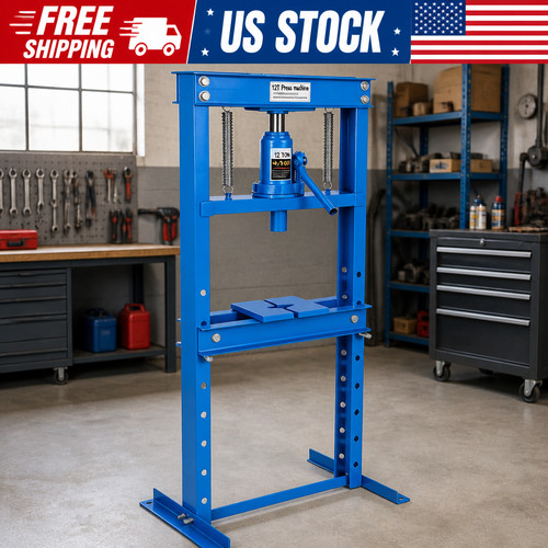 Hydraulic shop press heavy - hydraulic, press,
