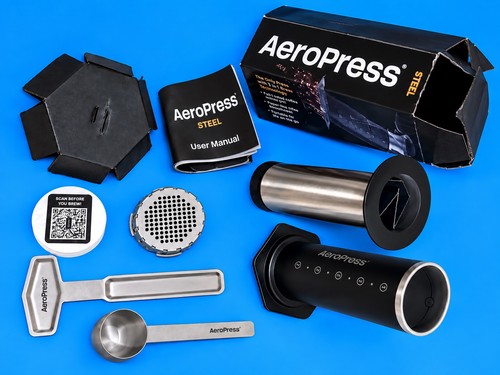 Aeropress steel coffee press - coffee,